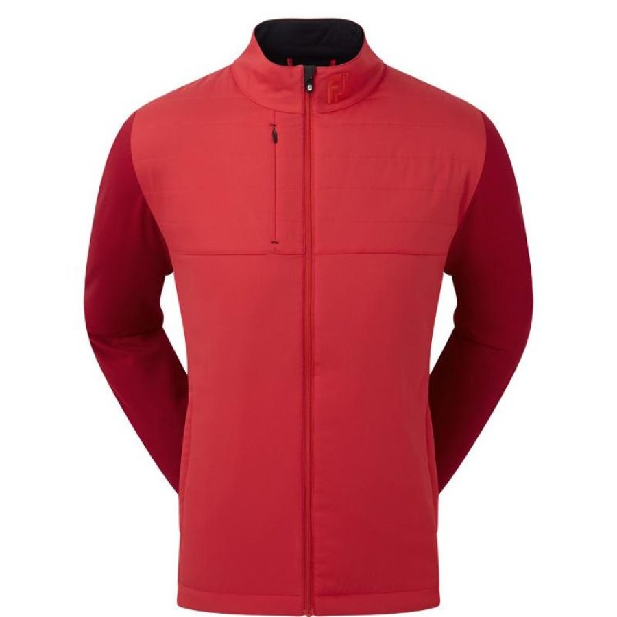 Footjoy Sweats & Chill Out | Footjoy - Veste Hybride Chaude - Rouge