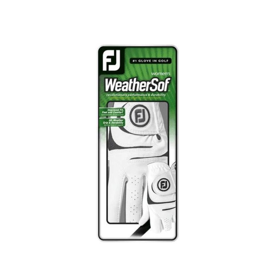 Footjoy Vestes & Blousons | Footjoy Gants Weathersof Lrh Wht S Femme Gauchere