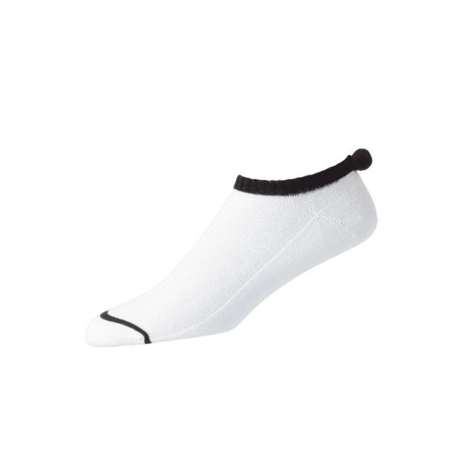 Footjoy Ceintures | Footjoy Chaussettes Pompom Blanc/Noir