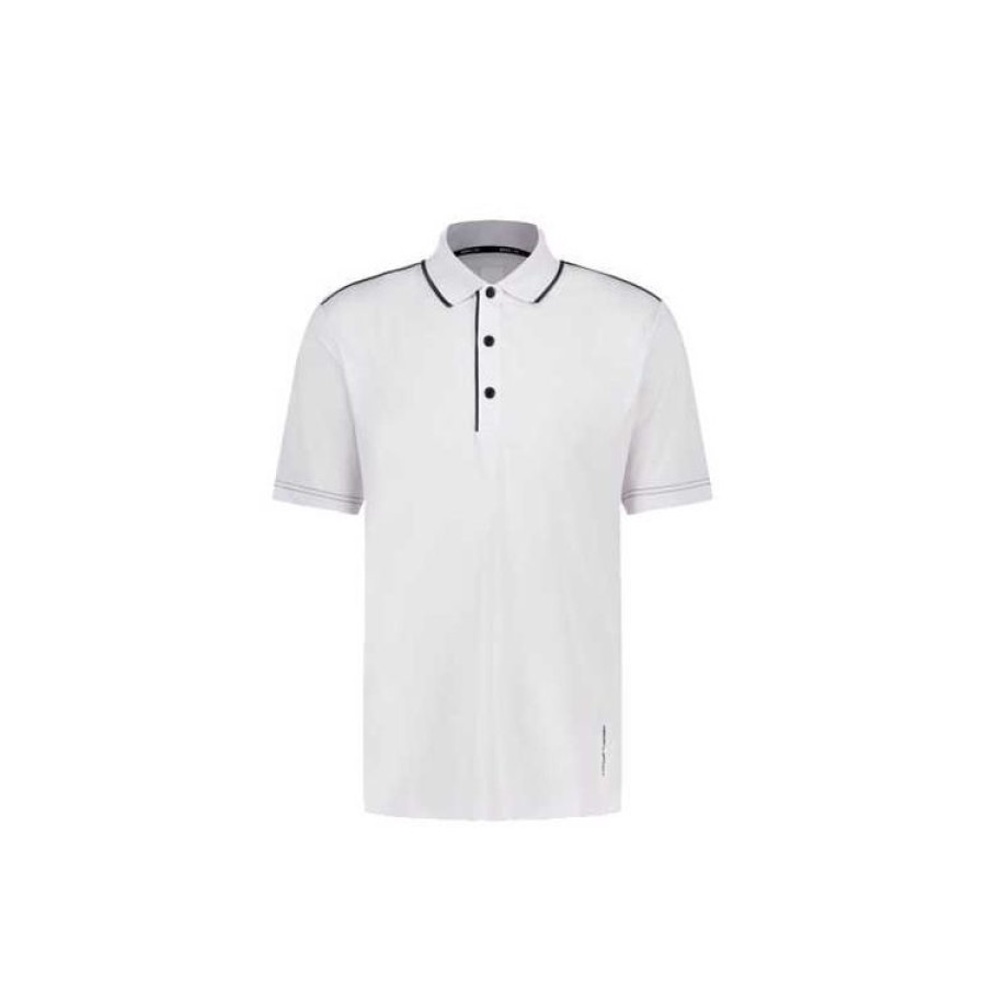 Brax Polos | Brax Polo Loris Manches Courtes Homme - Blanc