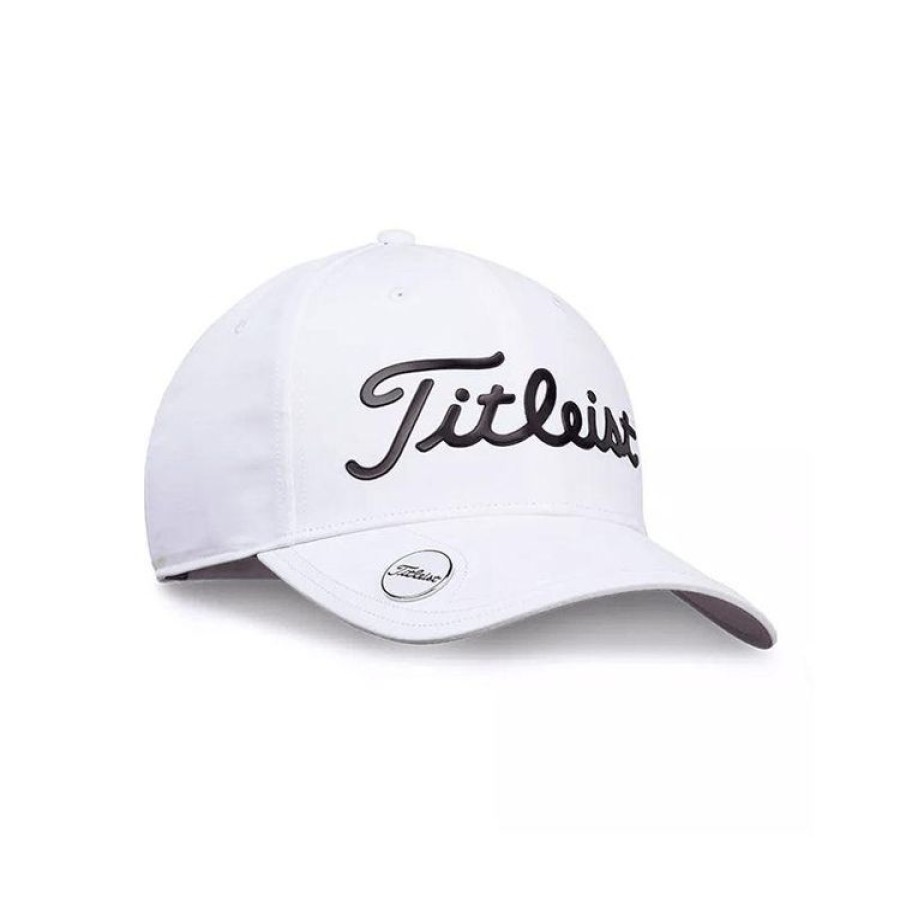 Titleist Casquettes & Visieres | Titleist - Casquette Players Performance Ball Marker - Blanc-Noir