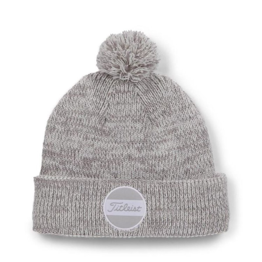 Titleist Bonnets & Bandeaux | Titleist - Bonnet Junior Pompom - Gris