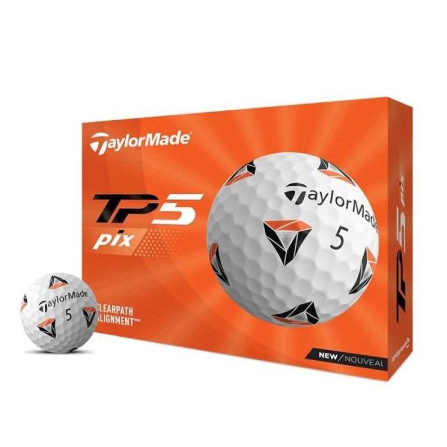 Taylormade | Taylormade - 12 Balles Tp5 Pix 2.0 - Blanc