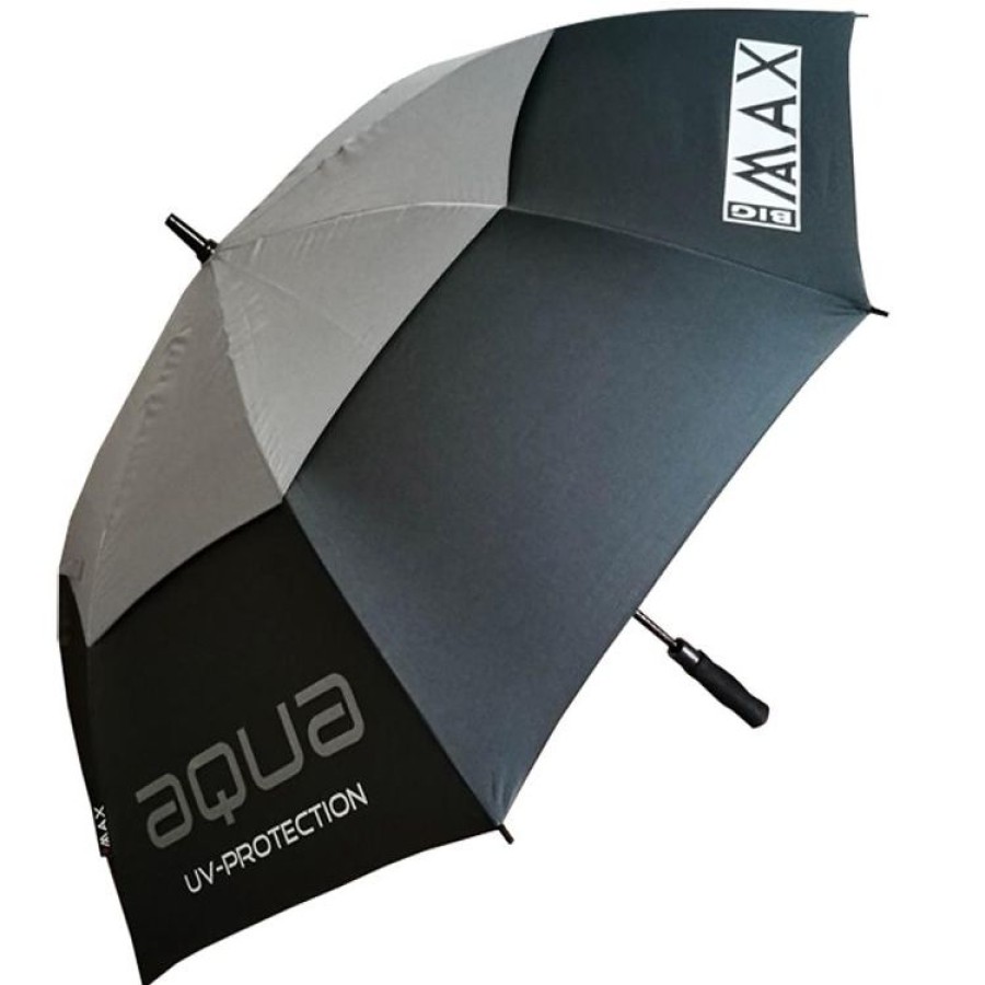 Bigmax Parapluies De Golf | Big Max - Parapluie Aqua Uv - Gris-Gris Fonce