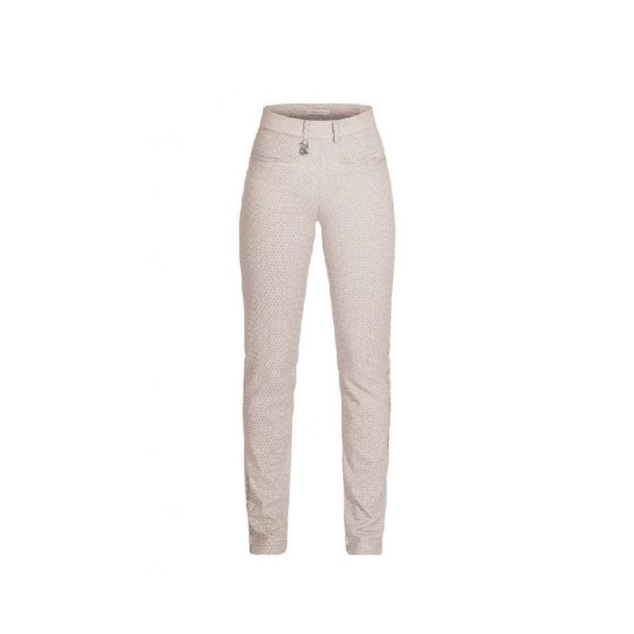 Rohnisch Gillets & Pulls | Rohnisch - Pantalon Smooth - Beige/Blanc