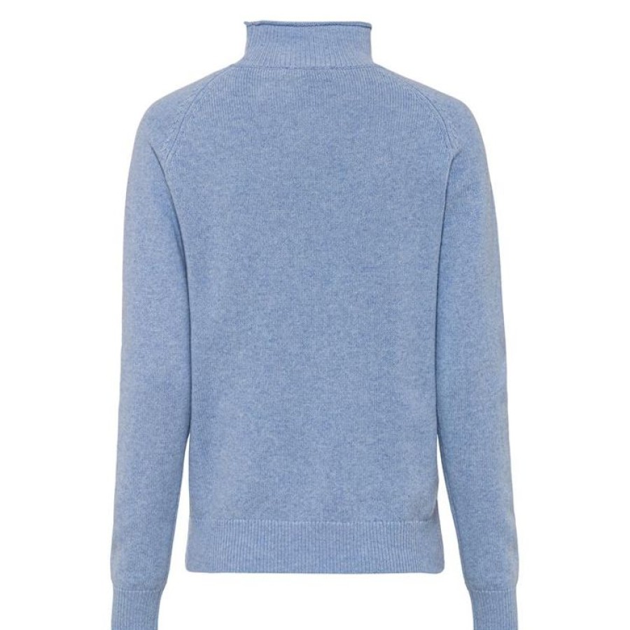 Golfino Jupes & Robes | Golfino- Pullover Autumn Fairway Cable Femme - Bleu