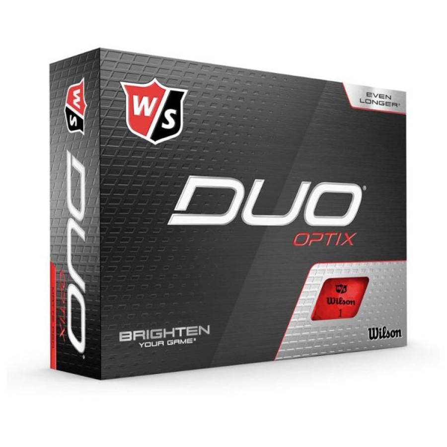 Wilson | Wilson - 12 Balles Duo Optix - Rouge