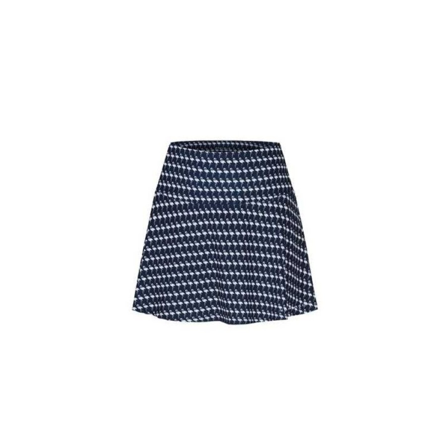 Rohnisch Shorts & Bermudas | Rohnisch - Jupe Amy - Marine Avec Flamant Blanc