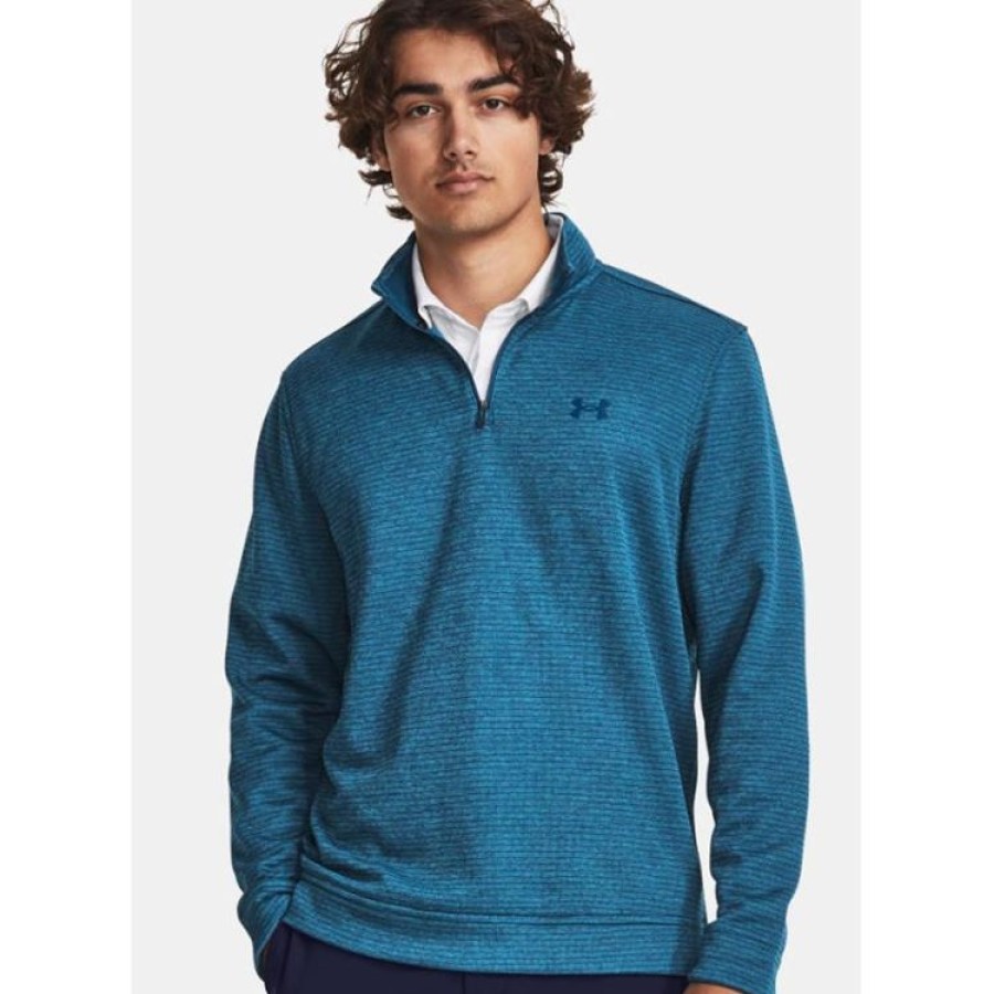 Under Armour Polos | Ua - Haut Storm Sweater Fleece Qz - Bleu