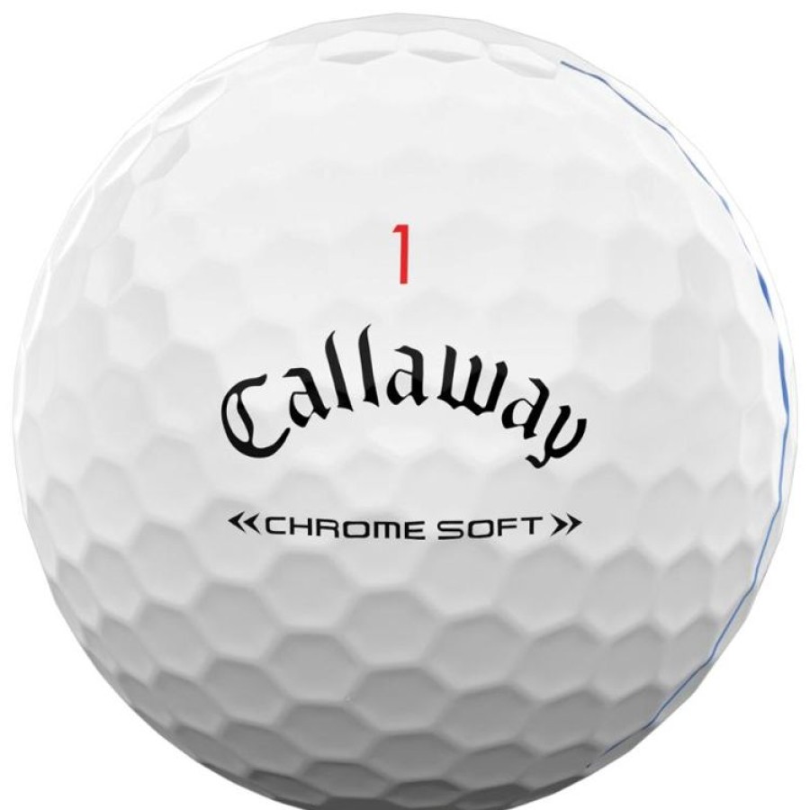 Callaway | Callaway - Balles Chrome Soft - Triple Track - Blanc