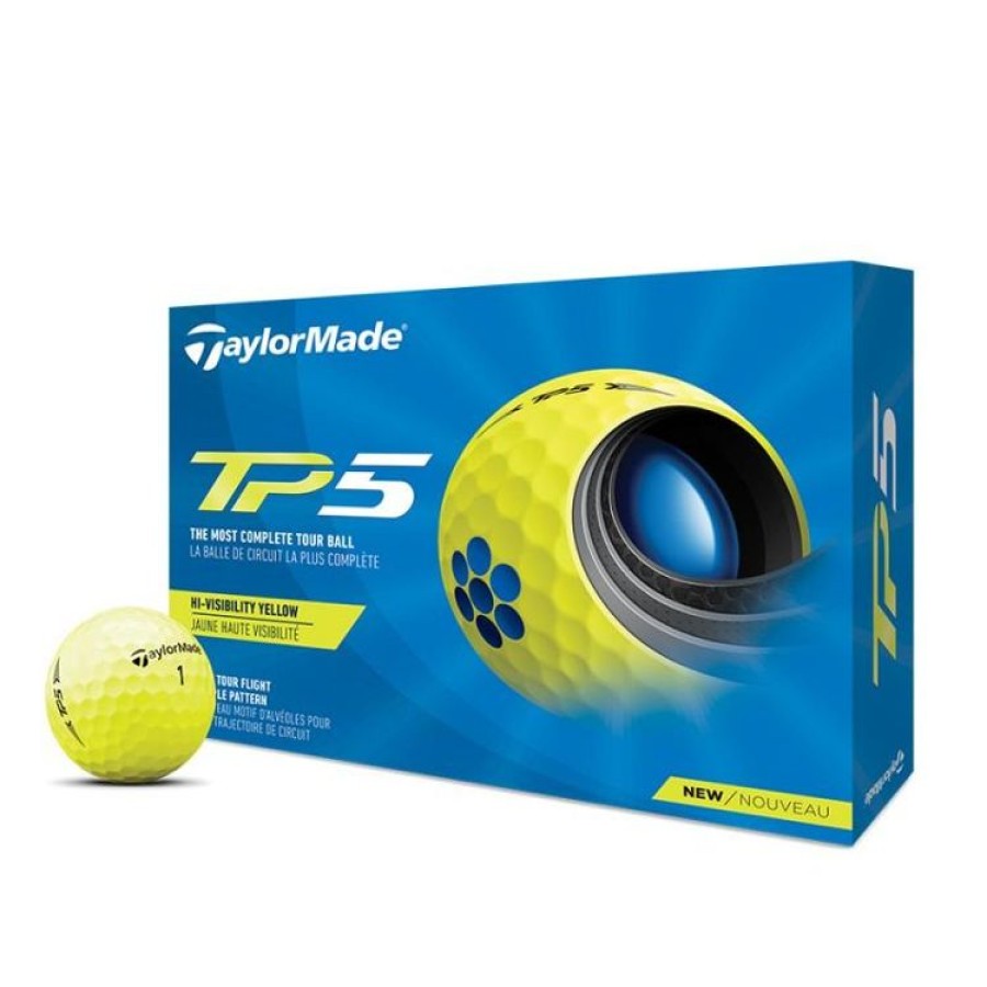 Taylormade | Taylormade - 12 Balles Tp5 - Jaune